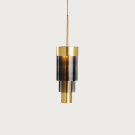 A-Spire Pendant Smoke Grey Gold